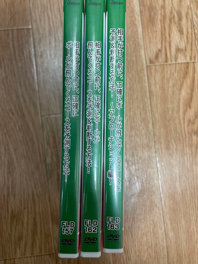 テニスDVD 田中信弥 瞬間直し実践会　Vol.157, 162, 163