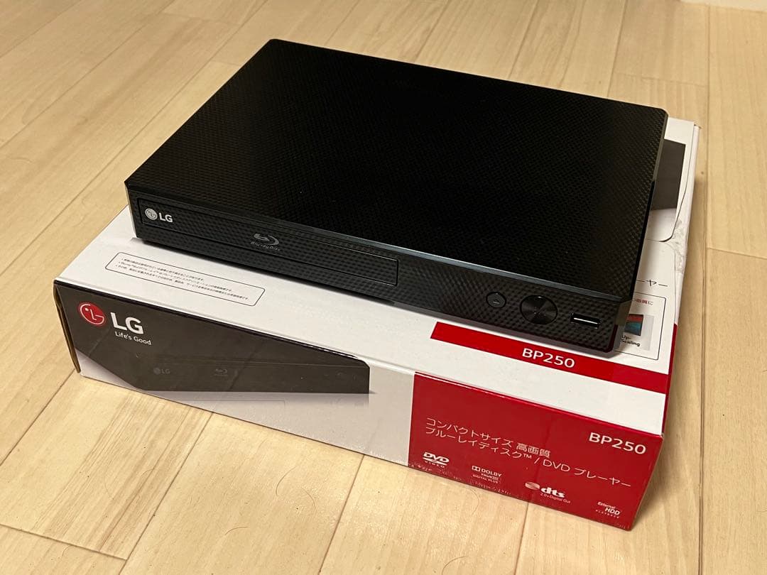 LG ブルーレイプレーヤー フルHDアップコンバート BP250