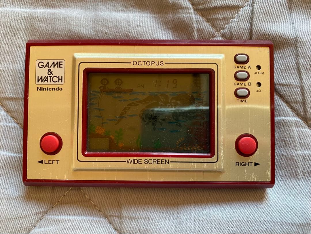 Nintendo ゲーム&ウォッチ Octopus 動作確認済み