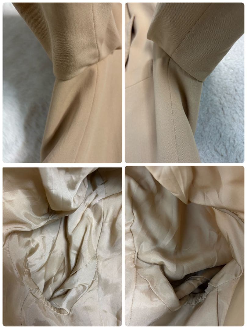 Y2K Burberry's ダブルブレストジャケット 大きいサイズ ベージュ