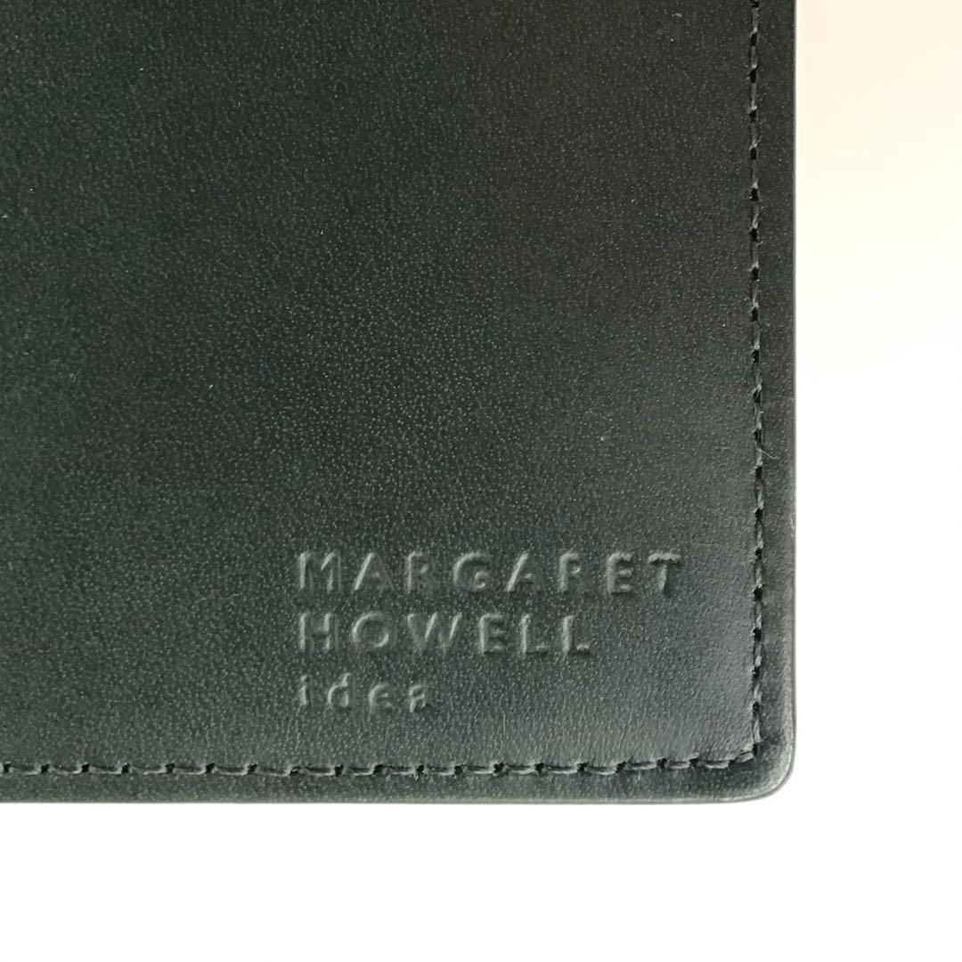 【新品】マーガレットハウエル✨ナチュラルタンニング 2つ折り財布 グリーン 緑