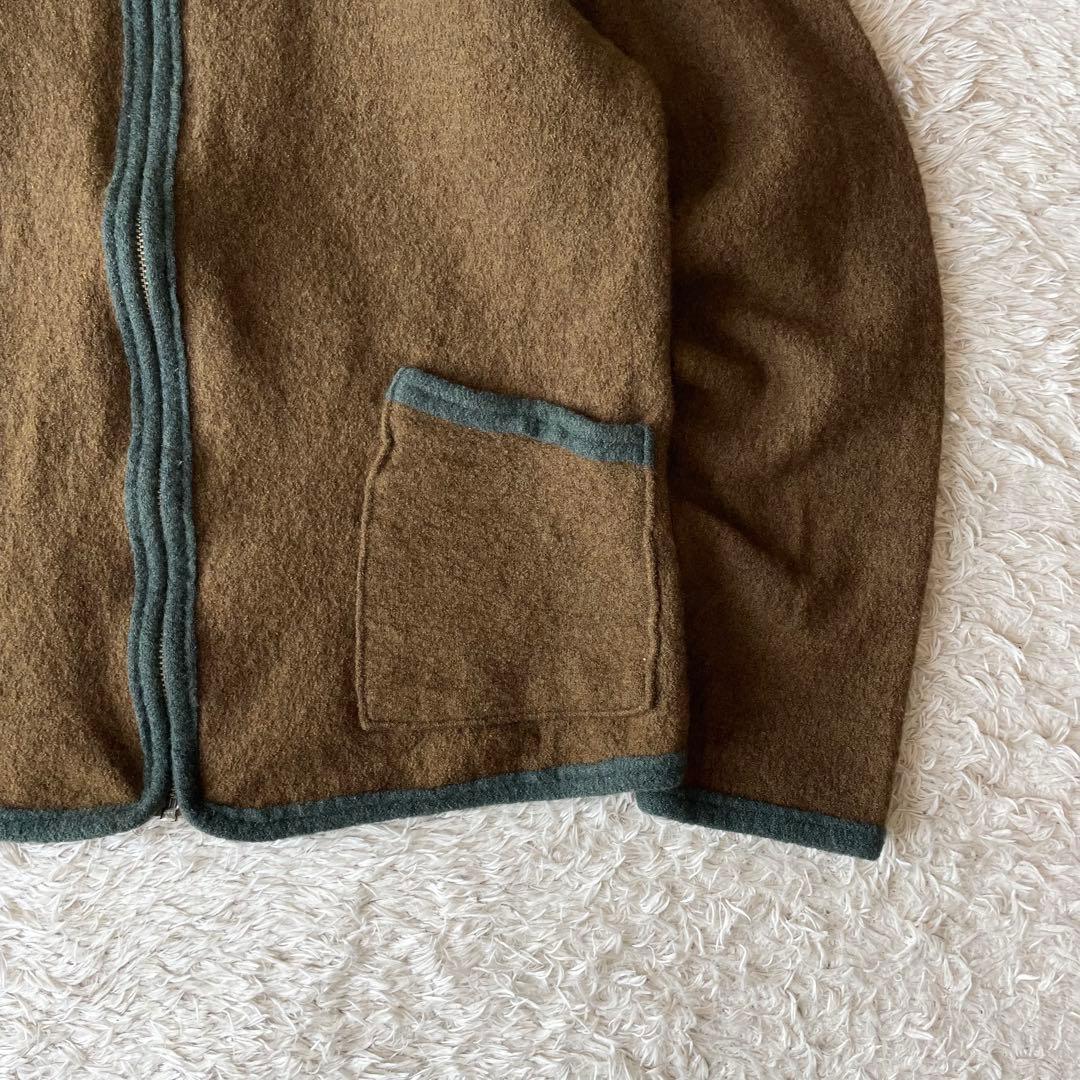 45rpm 美品 ウール縮絨ジャケット 2 ブラウン