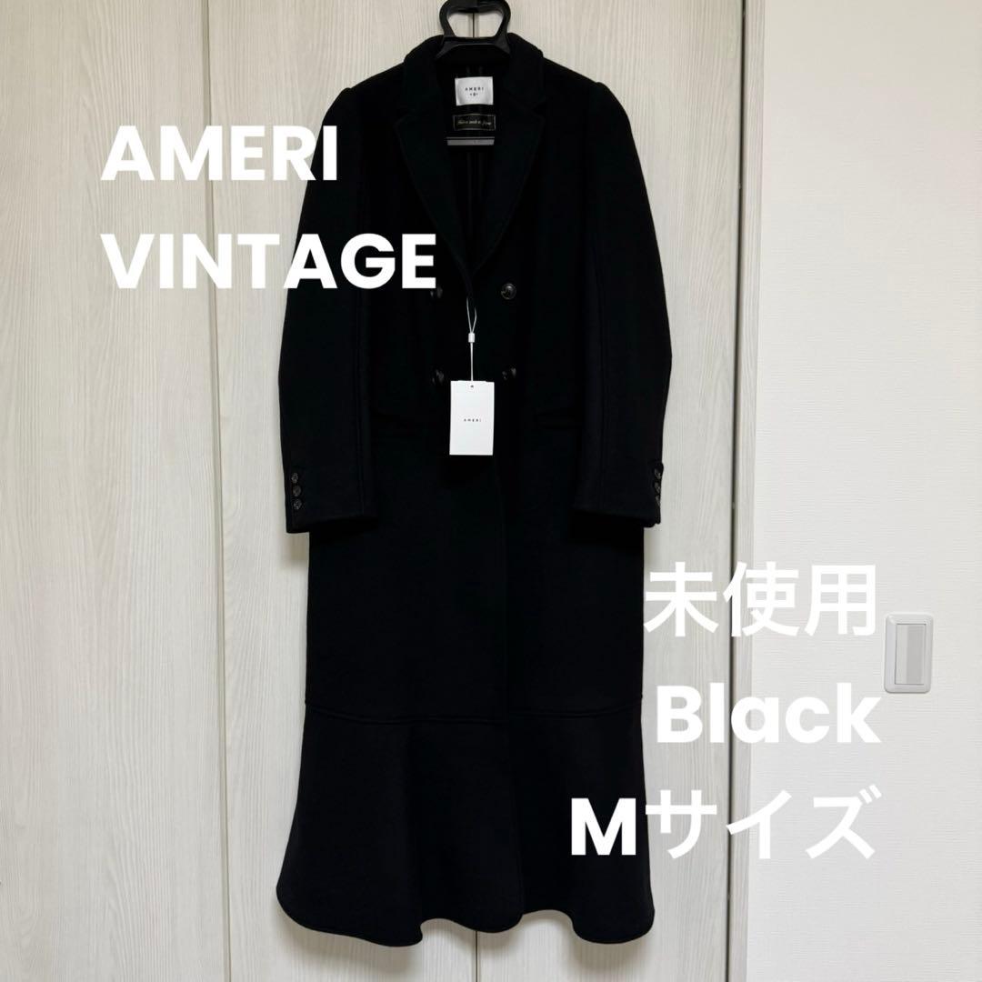 未使用 AMERI DOUBLE BREASTED MERMAID COAT M
