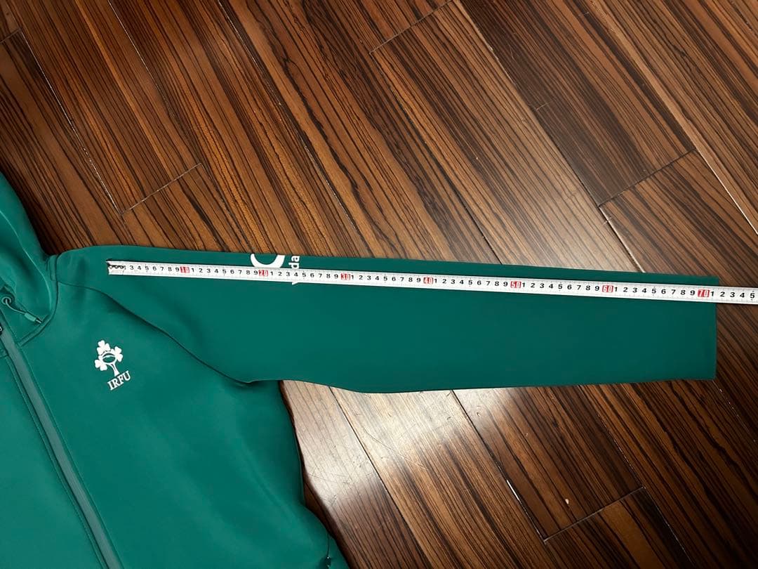 Canterbury ラグビー　アイルランド代表　選手用　フルジップパーカー　L