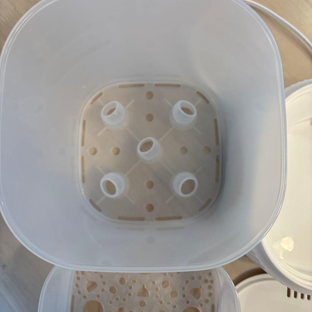 アカチャンホンポ　スチームメイト　説明書付き　哺乳瓶　スチーム除菌