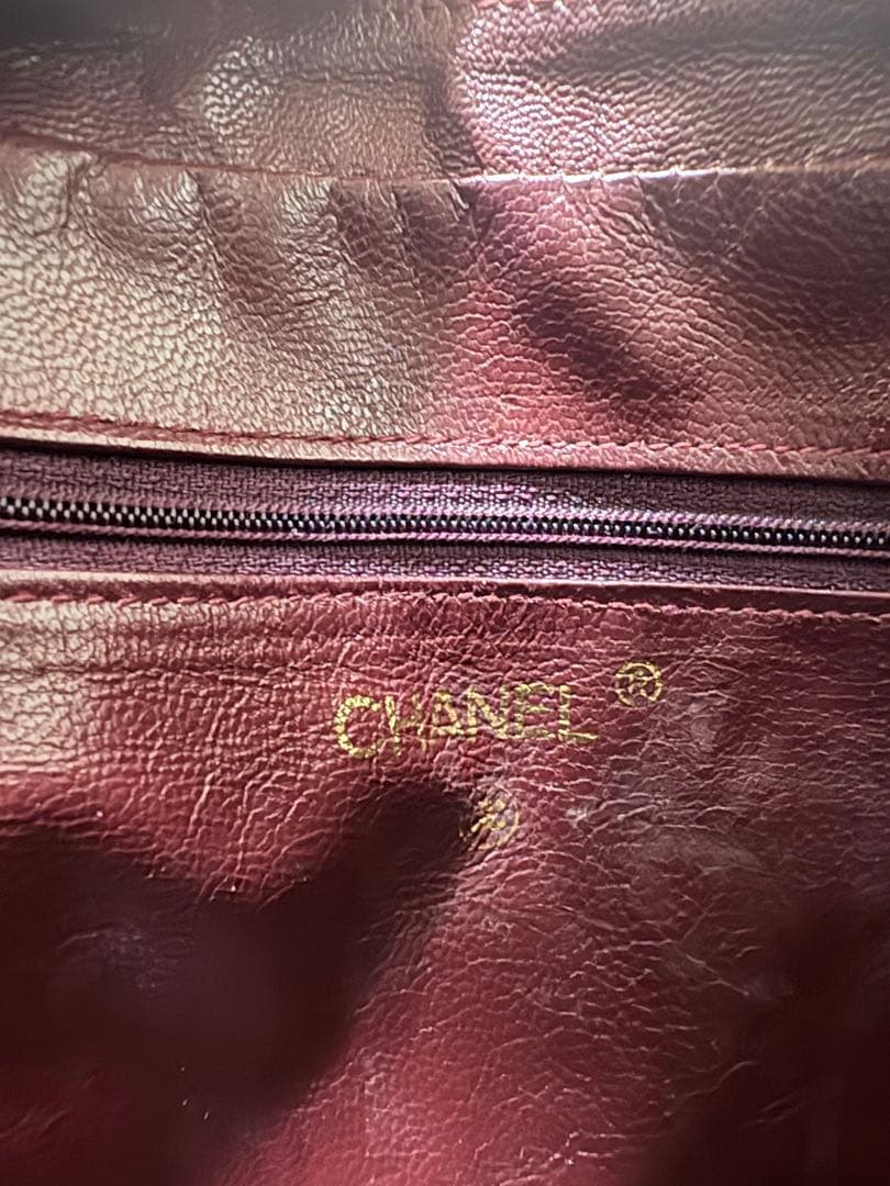 CHANELマトラッセ　チェーンショルダーバッグ