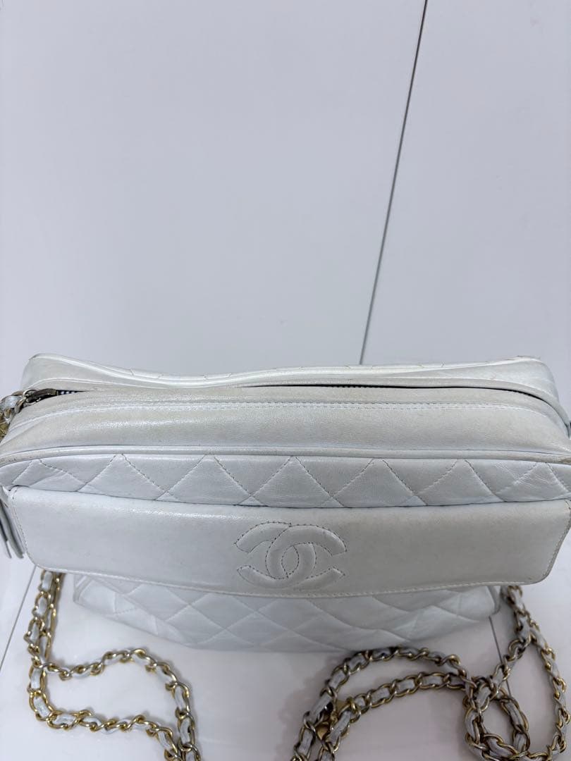 CHANELマトラッセ　チェーンショルダーバッグ