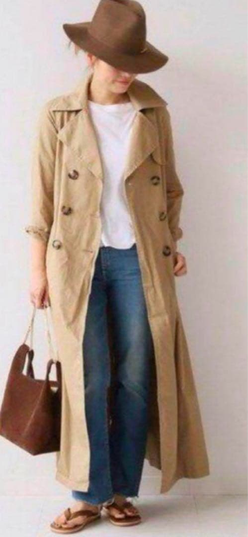 ドゥーズィエムクラス LONG TRENCH COAT ロング トレンチコー