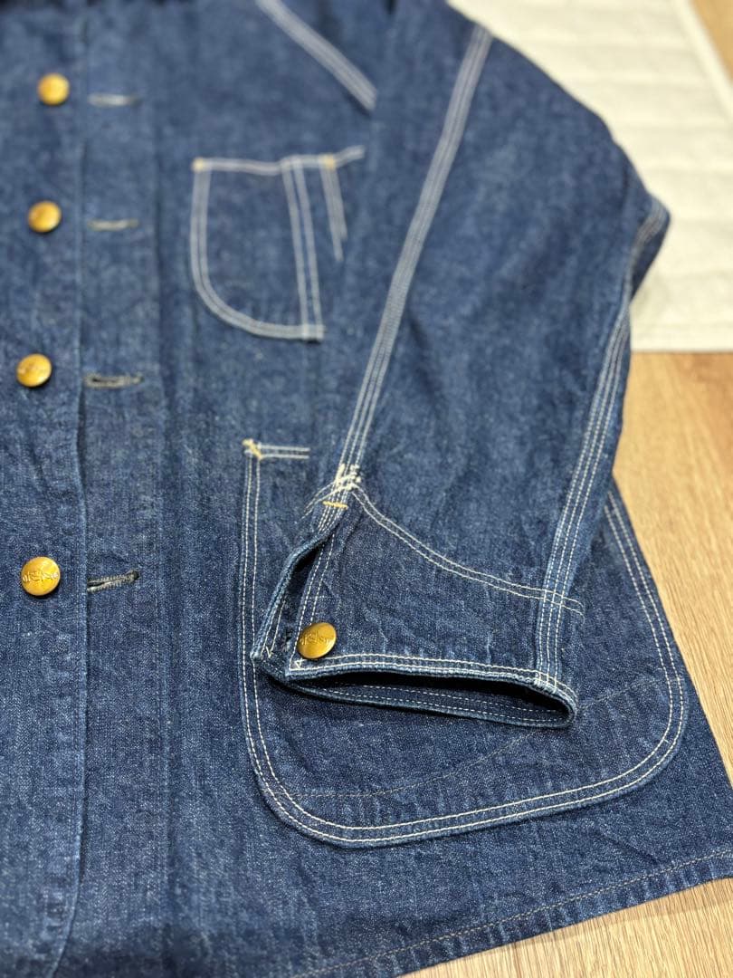 orSlow オアスロウ　1950's デニムカバーオール 金ボタン サイズ1