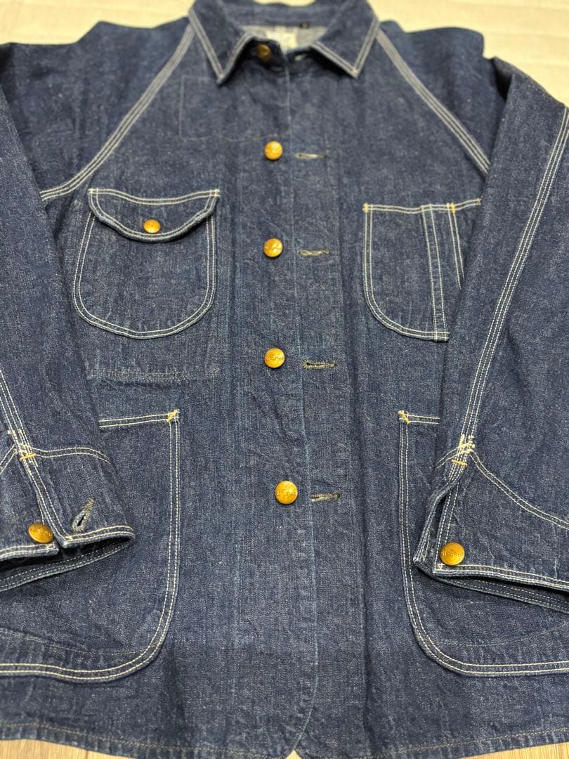 orSlow オアスロウ　1950's デニムカバーオール 金ボタン サイズ1