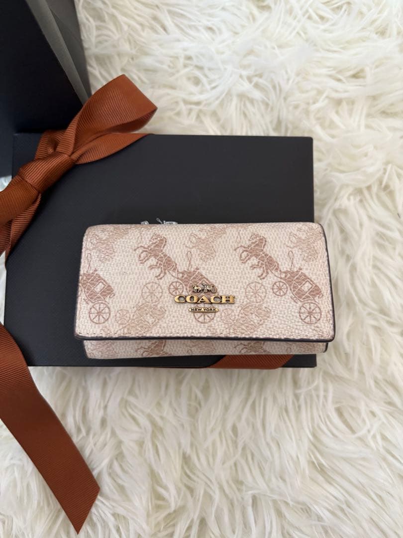 COACH キャリッジプリント キーケース