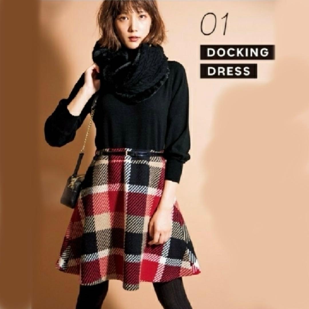 希少✨本田翼着用 完売品 BLUE LABEL　ドッキングワンピース　チェック