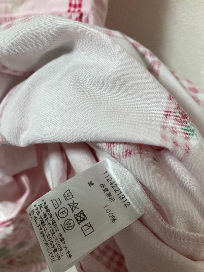 シャーリーテンプル　いちごバスケット　ピンク120