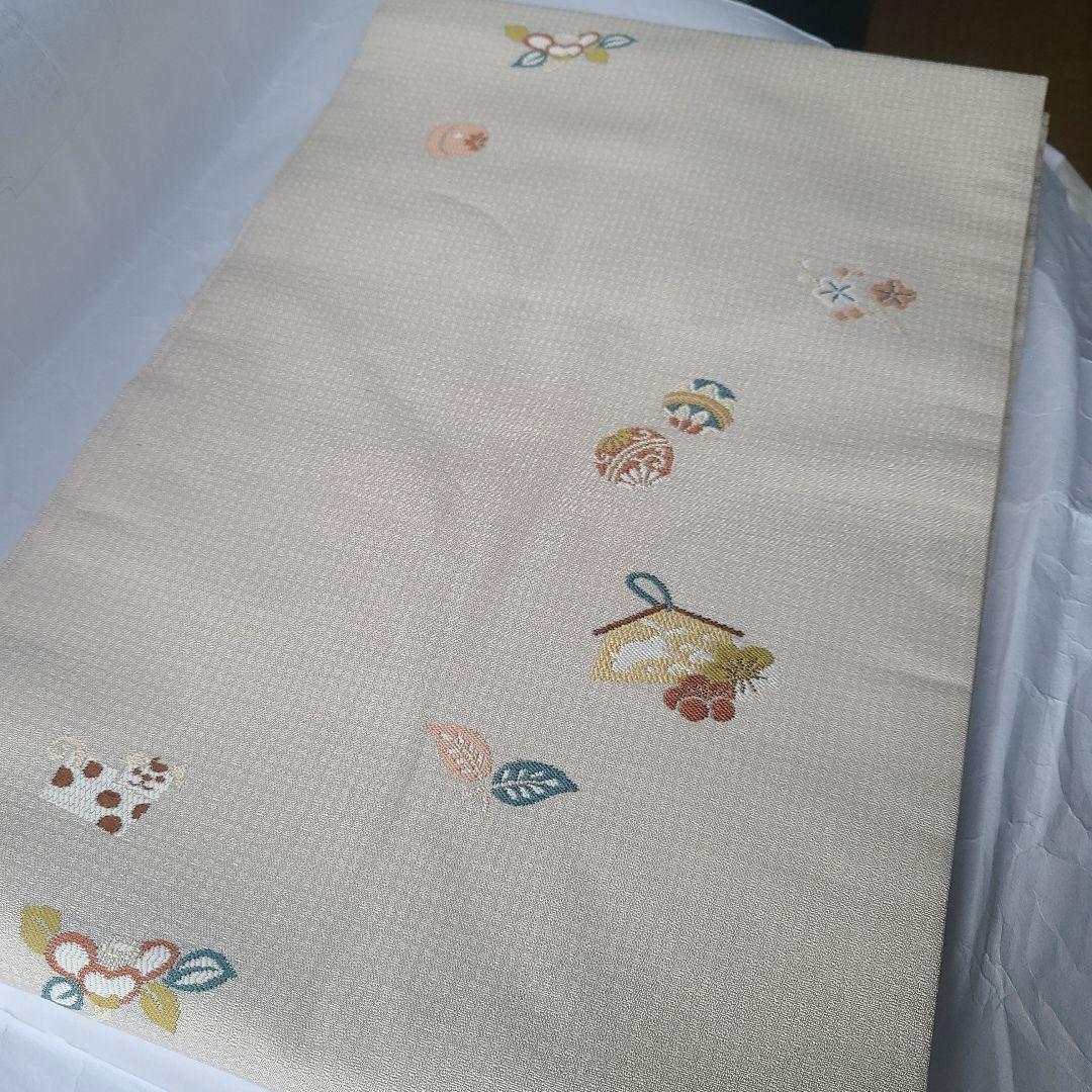 名古屋帯　白色