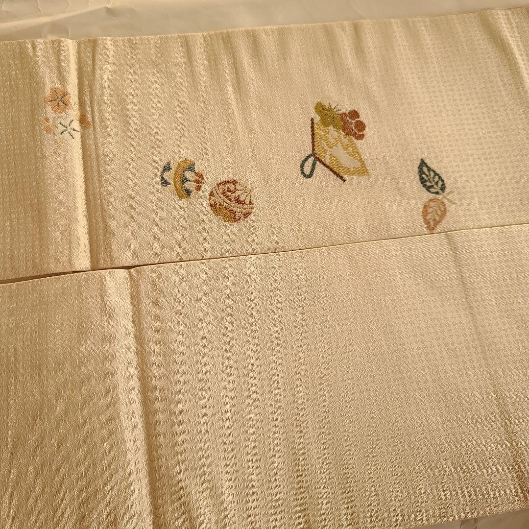 名古屋帯　白色