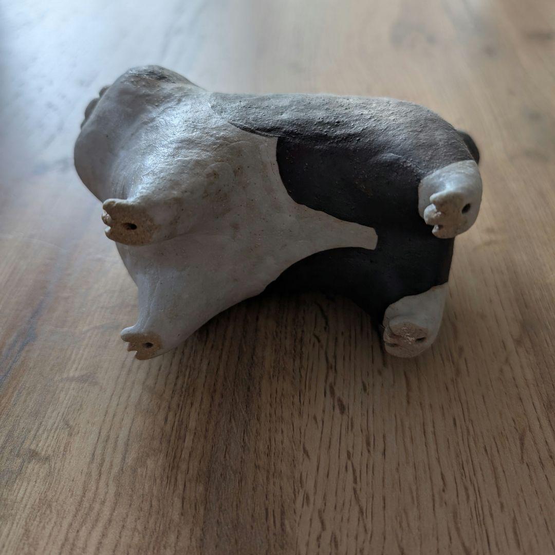 かとうゆみ　ねこの置物