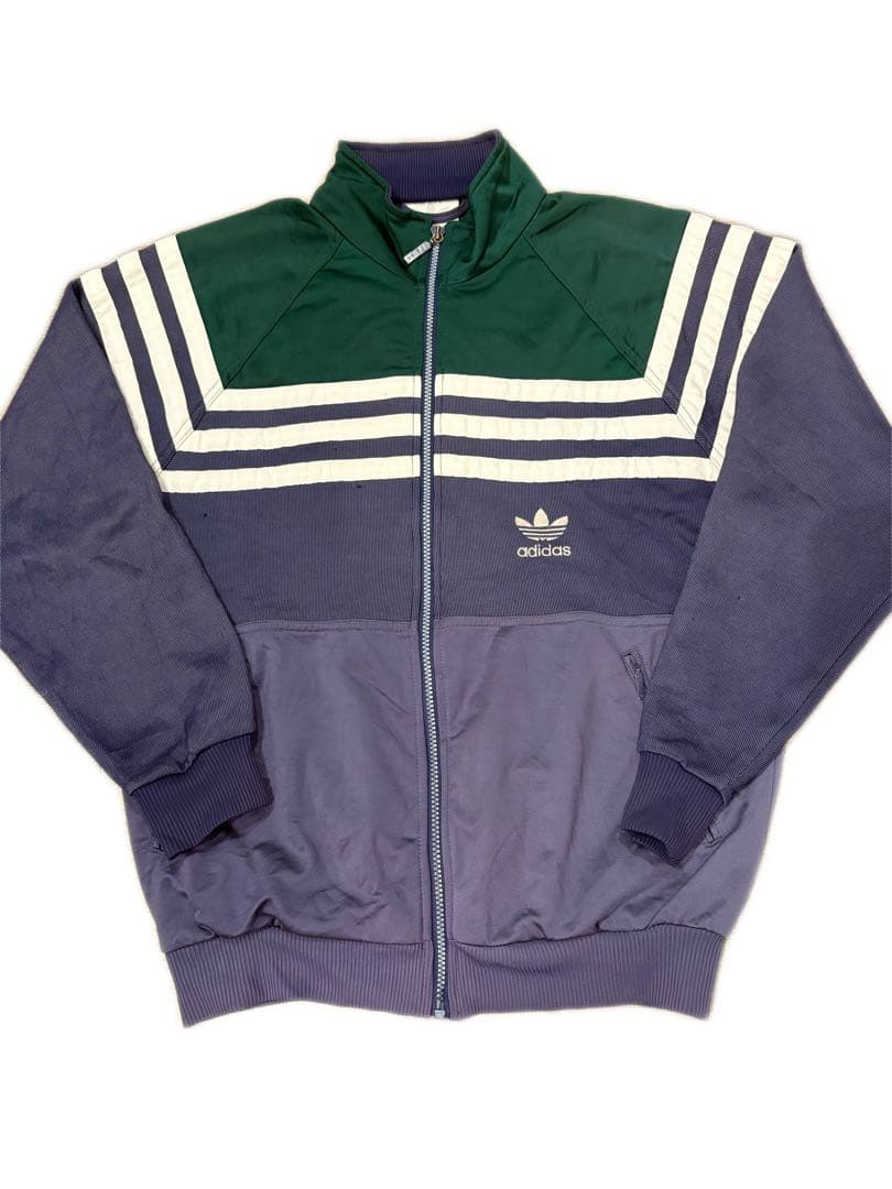 90s adidas短丈ビックロゴトラックジャケット