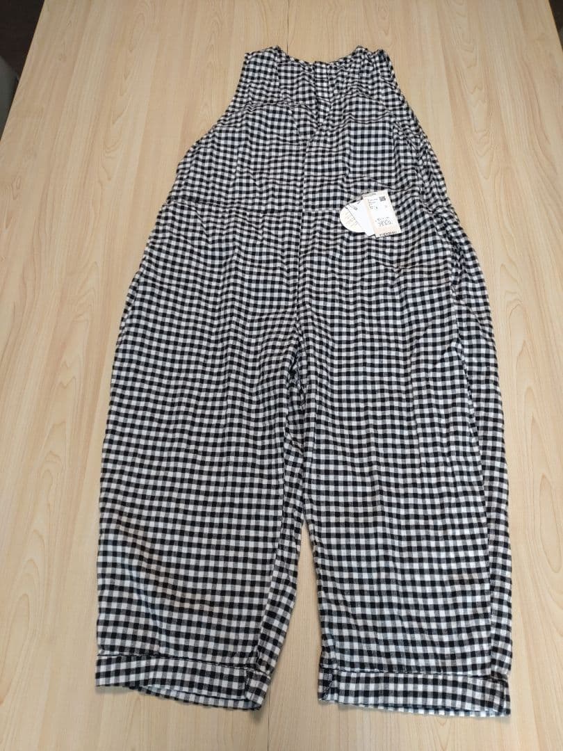 nest Robe　ギンガムサロペット