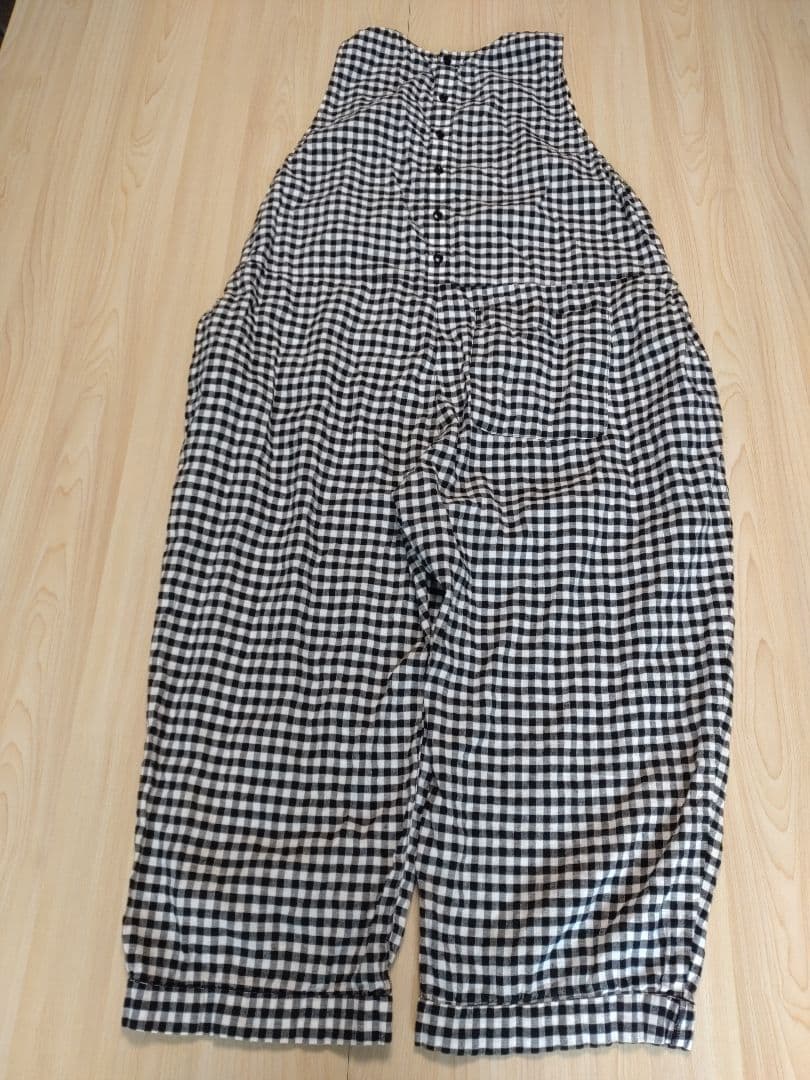 nest Robe　ギンガムサロペット