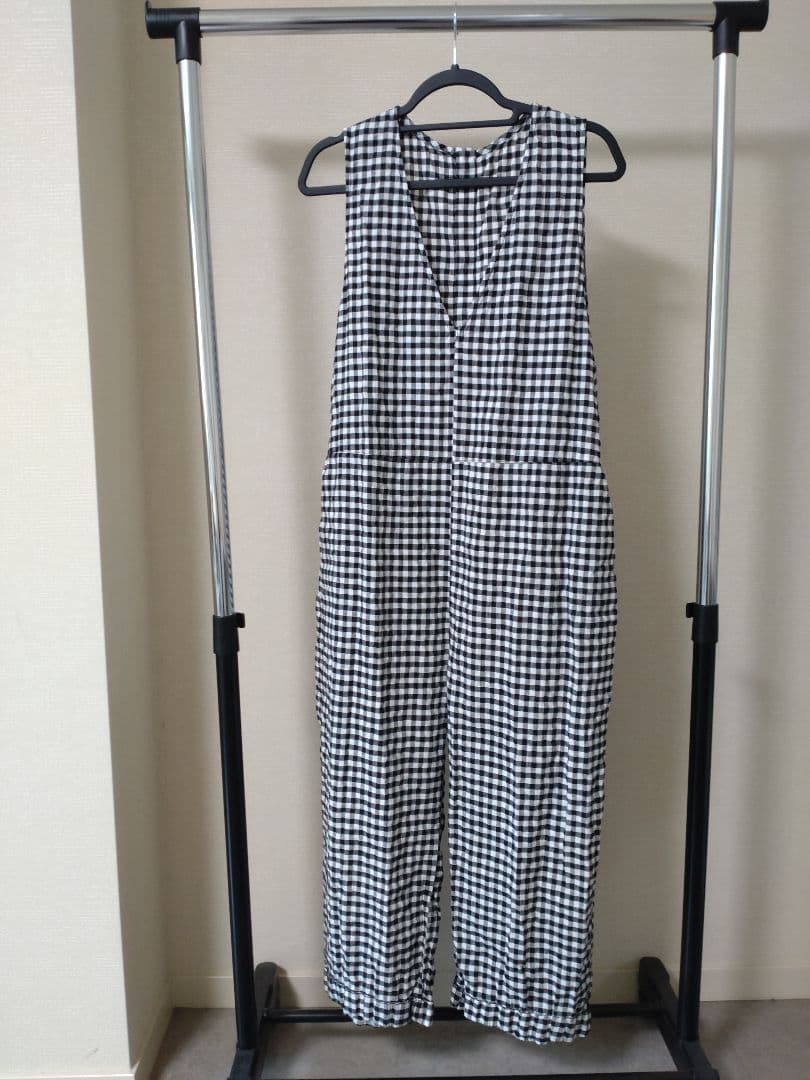 nest Robe　ギンガムサロペット