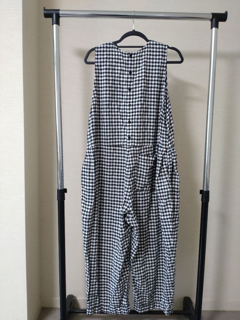 nest Robe　ギンガムサロペット