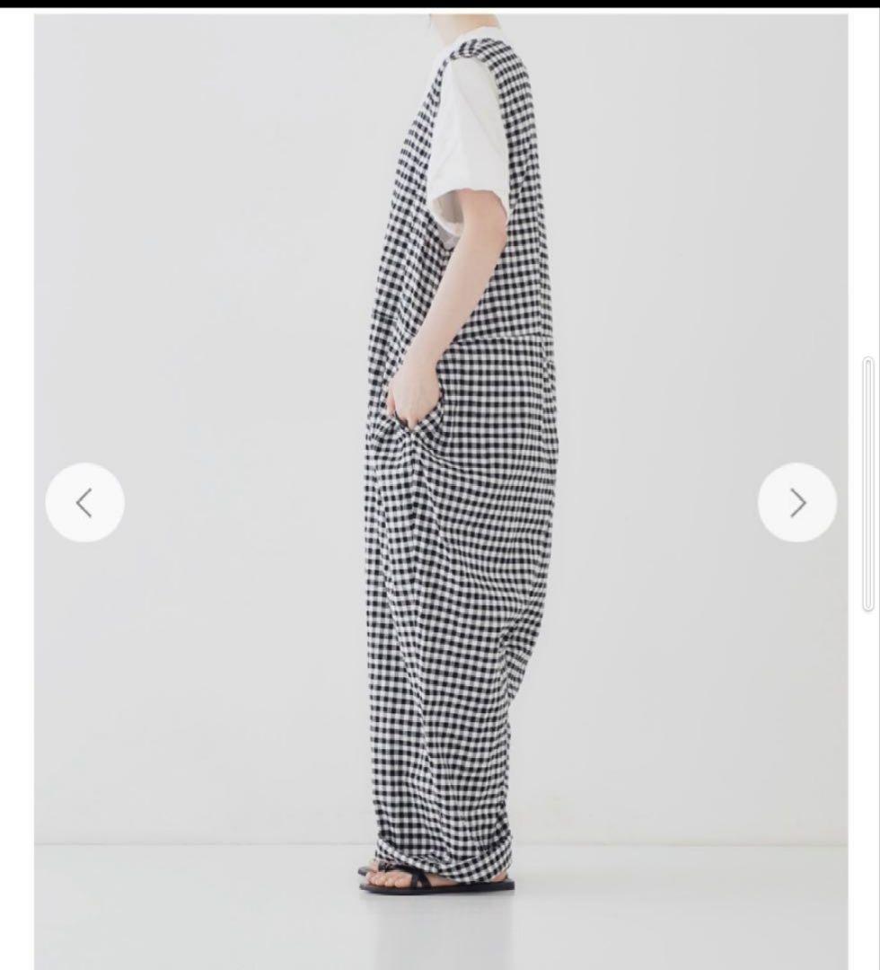 nest Robe　ギンガムサロペット