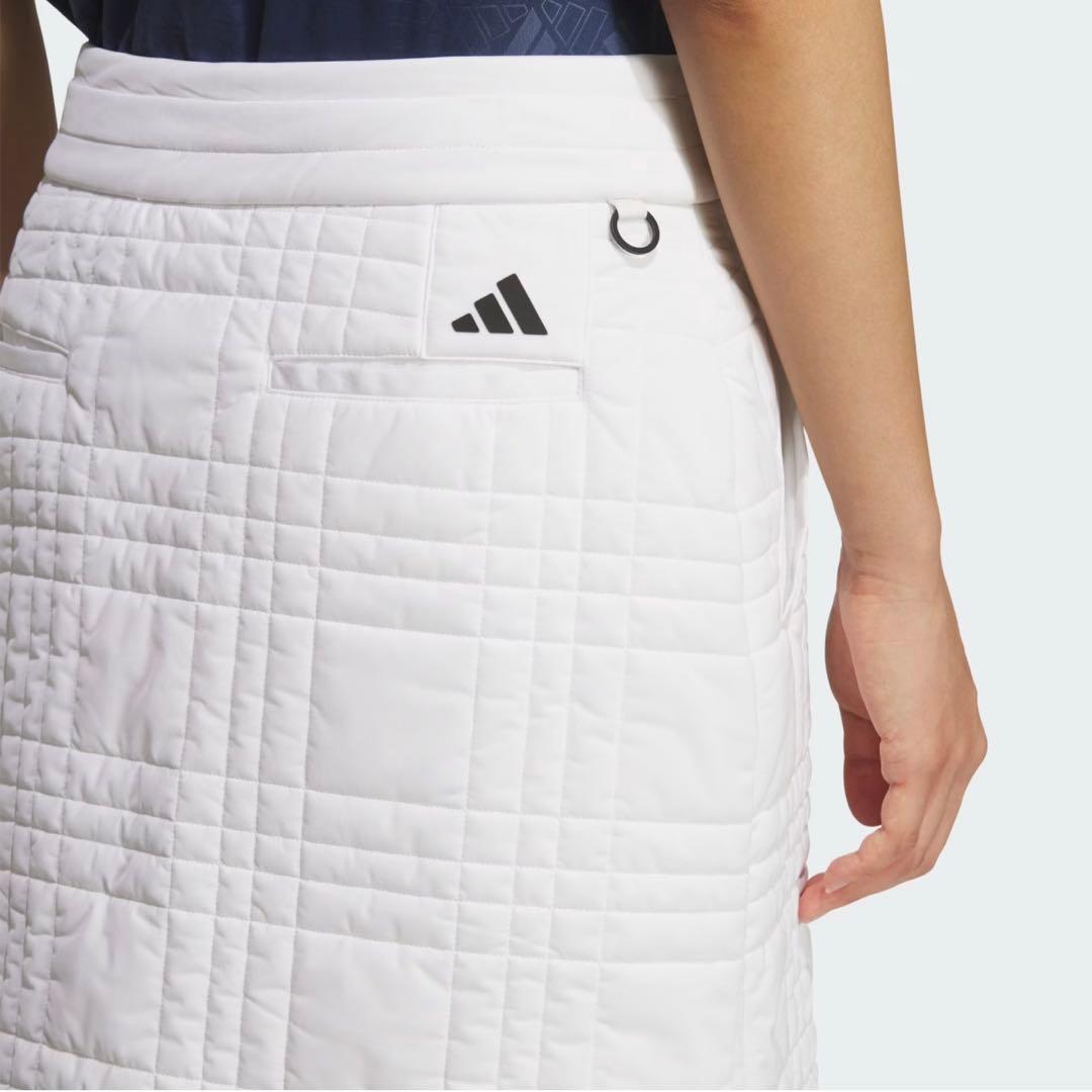 adidas ゴルフ キルティングスカート白XL