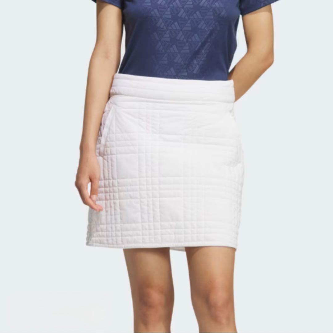 adidas ゴルフ キルティングスカート白XL
