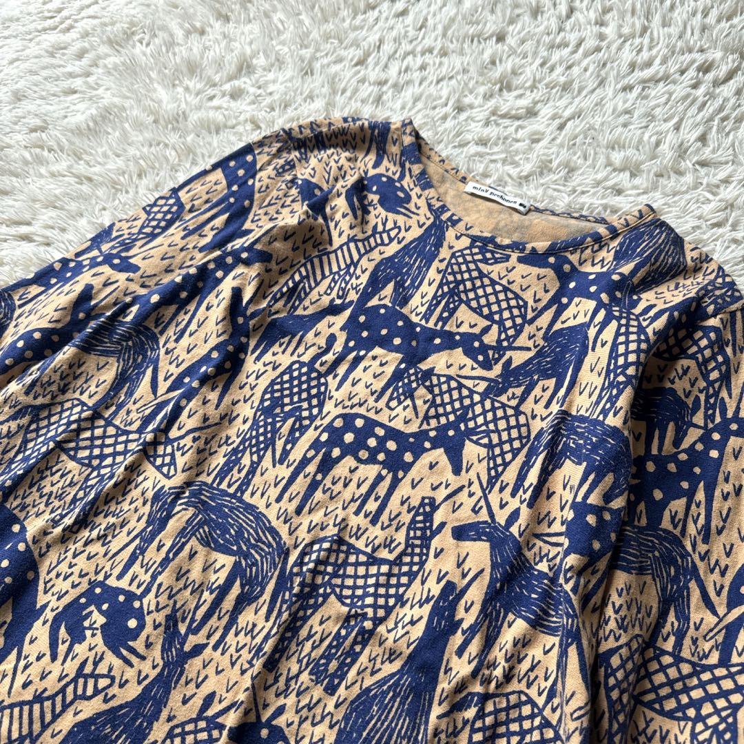 mina perhonenミナ 総柄ワンピース unichorus 140cm