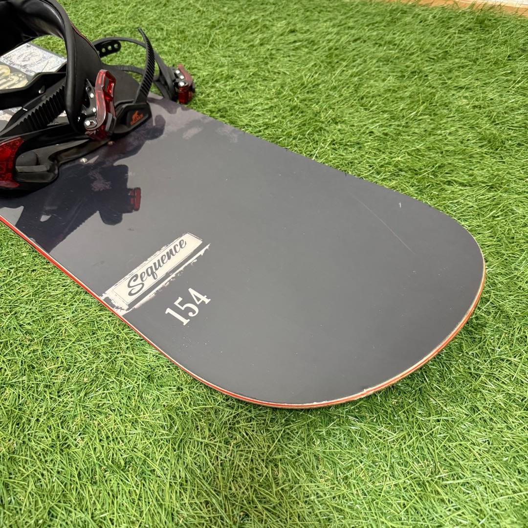 O1 SALOMON 154cmメンズスノーボードセット