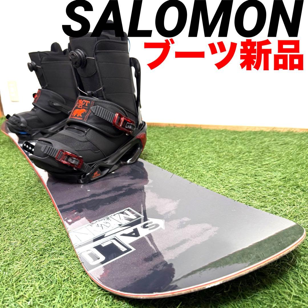 O1 SALOMON 154cmメンズスノーボードセット