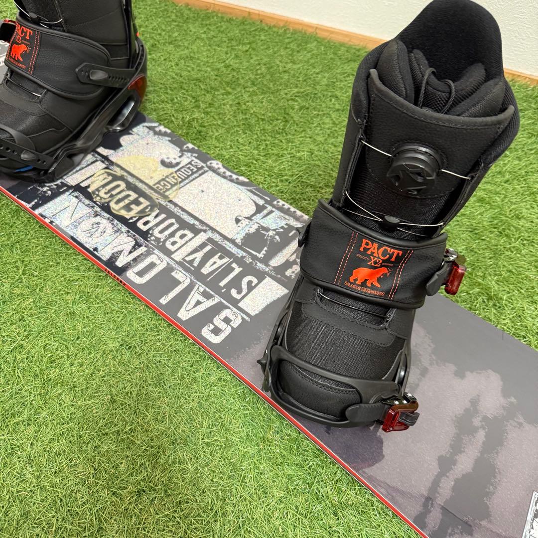 O1 SALOMON 154cmメンズスノーボードセット