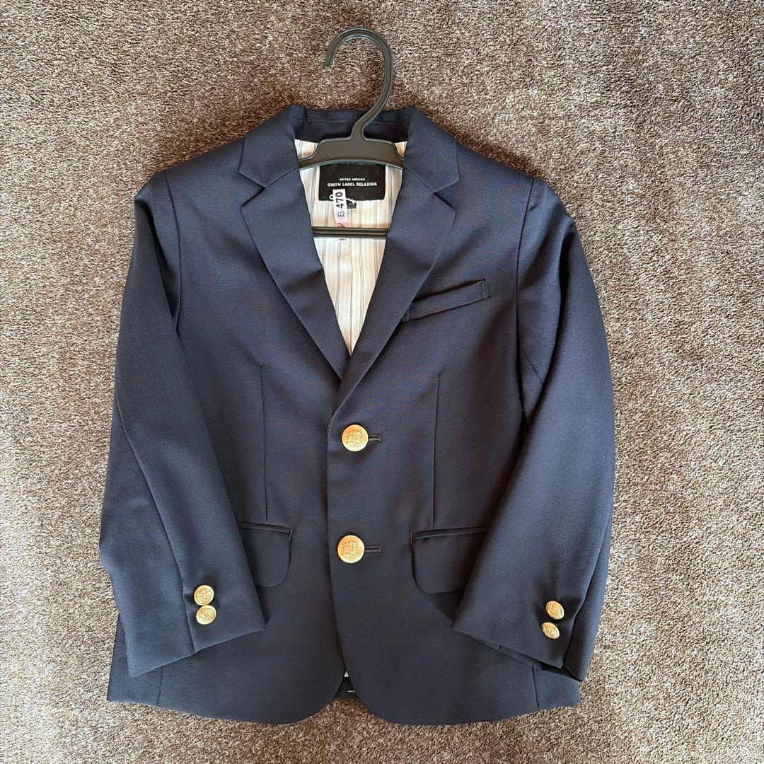 green label relaxingセレモニースーツ110cm靴ネクタイ付き