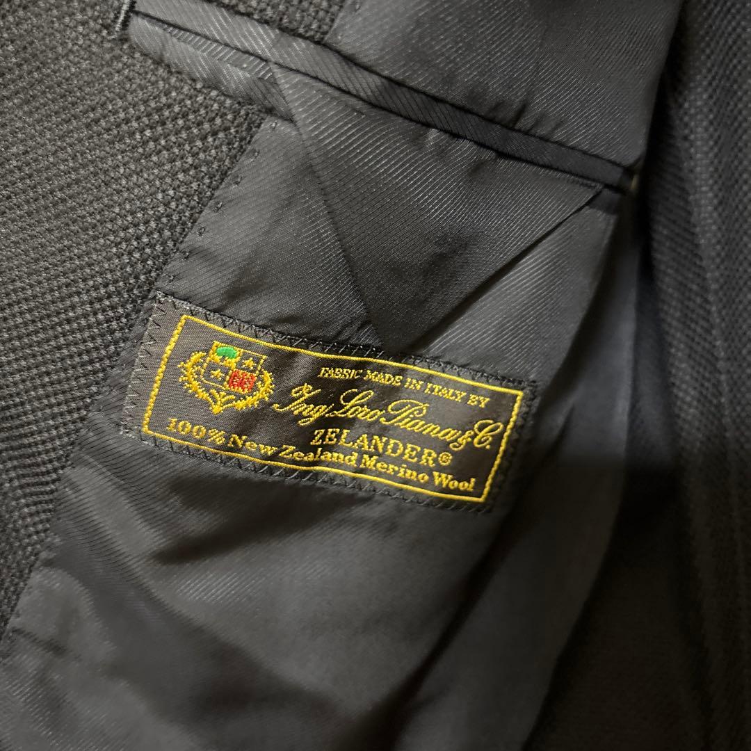 トゥモローランド　ブラック　ウールジャケット　サイズ50 ロロピアーナ生地