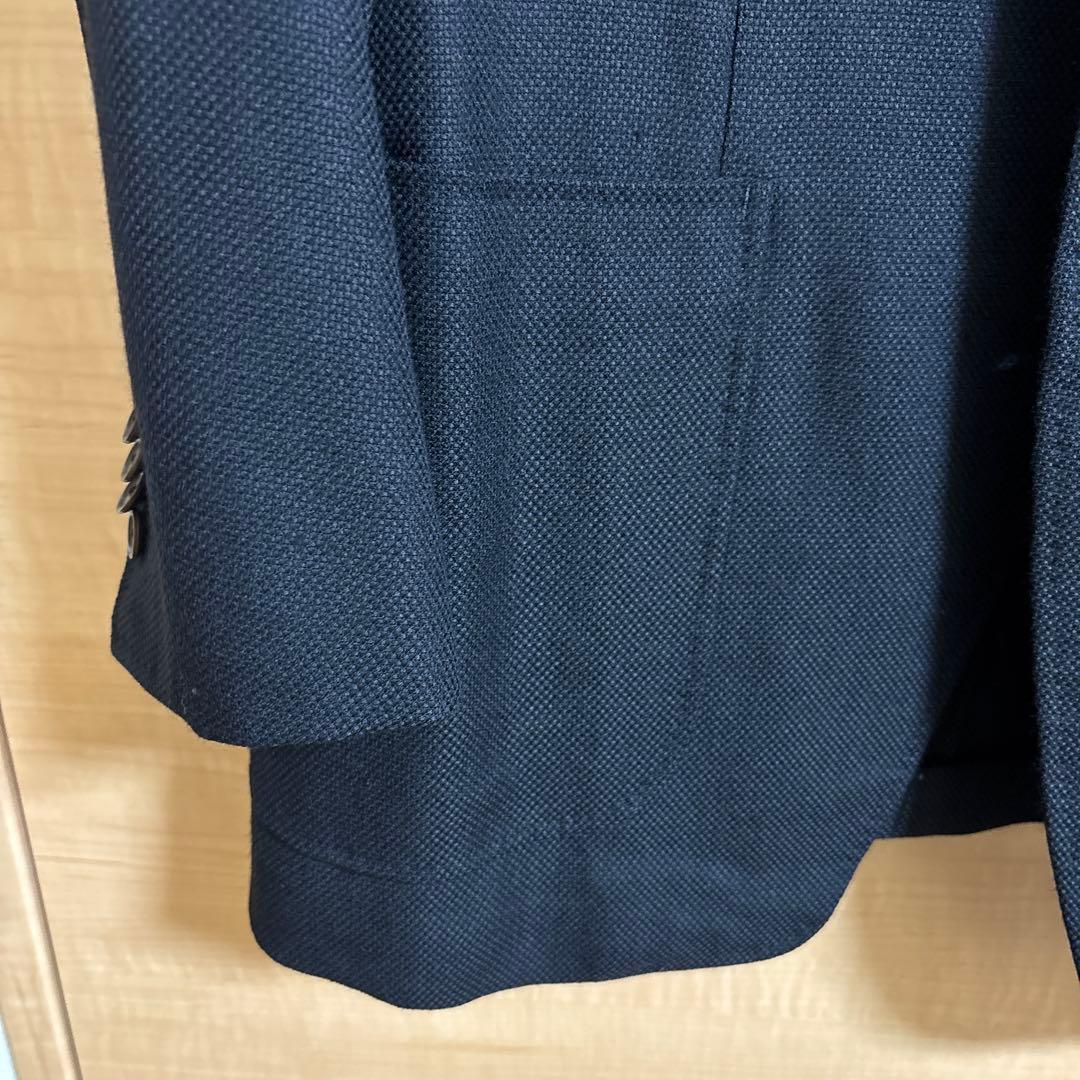 トゥモローランド　ブラック　ウールジャケット　サイズ50 ロロピアーナ生地