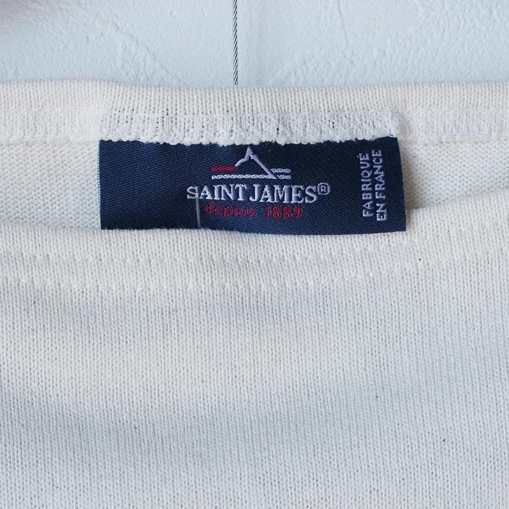 【新品未使用】SAINT JAMES T5 ウェッソン エクリュ 無地