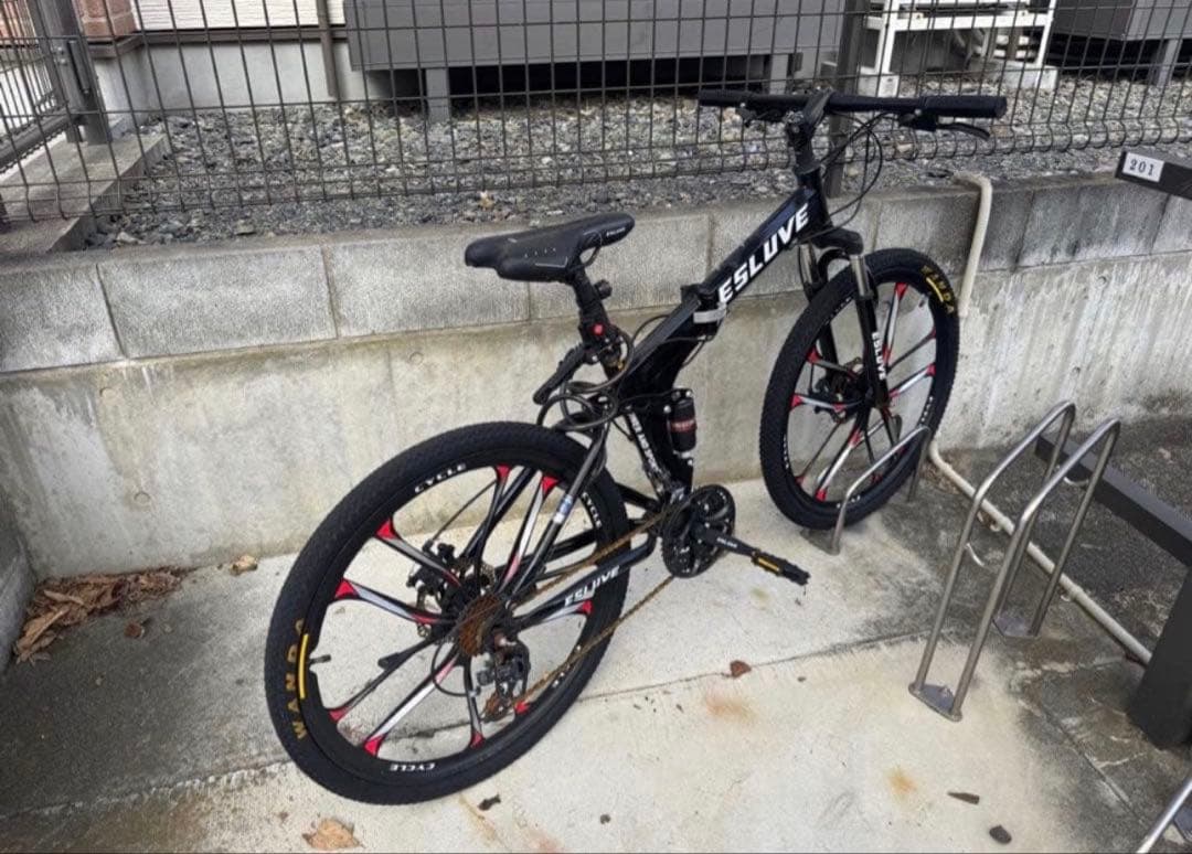 ESLUVE マウンテンバイク ブラック