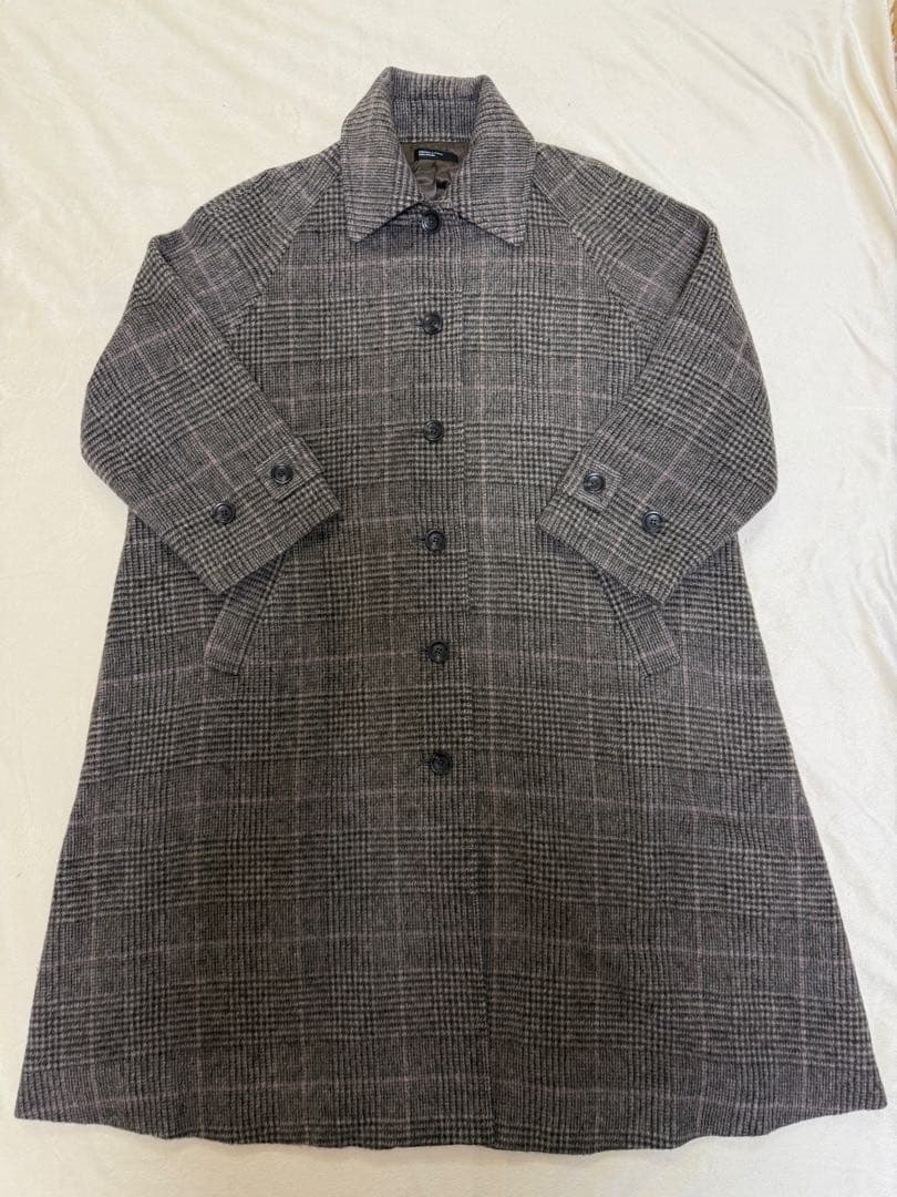 北欧暮らしの道具店　かろやかに揺れるウールロングコート　Mサイズ