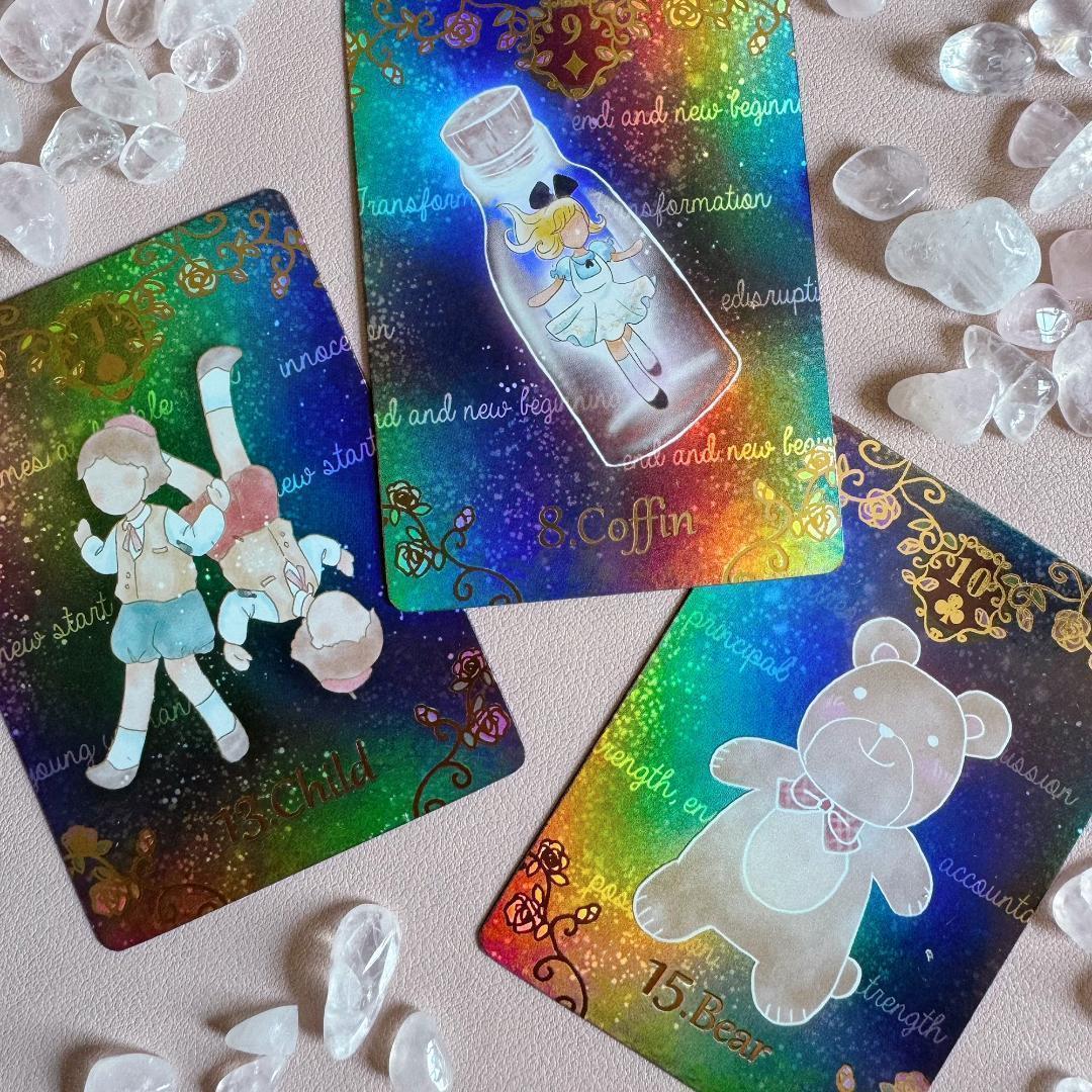 【正規品ルノルマンカード】キュートな不思議の国のアリスの世界観のデッキ✨幻想夢