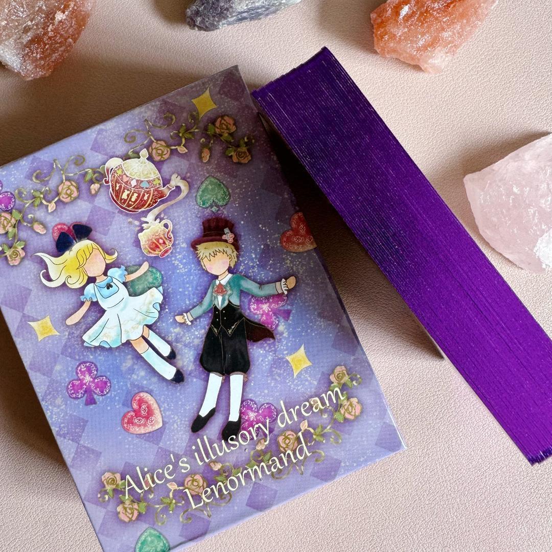 【正規品ルノルマンカード】キュートな不思議の国のアリスの世界観のデッキ✨幻想夢