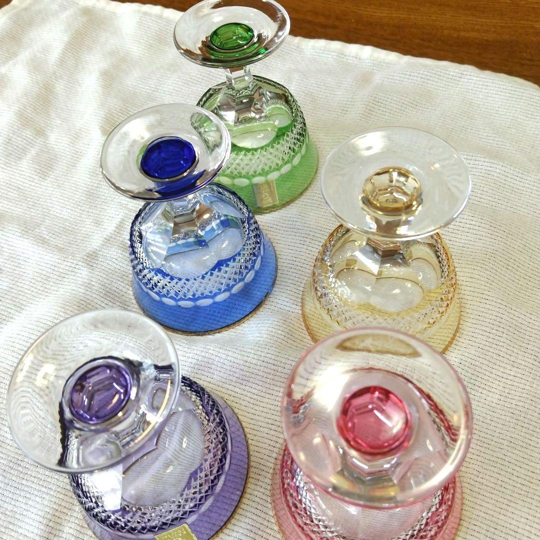 KAGAMI CRYSTAL クリスタルグラス 5個セット