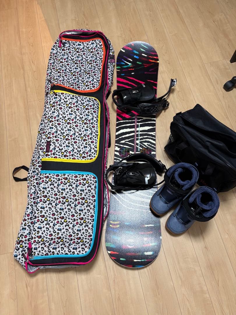 kissmarkスノーボード4点セット
