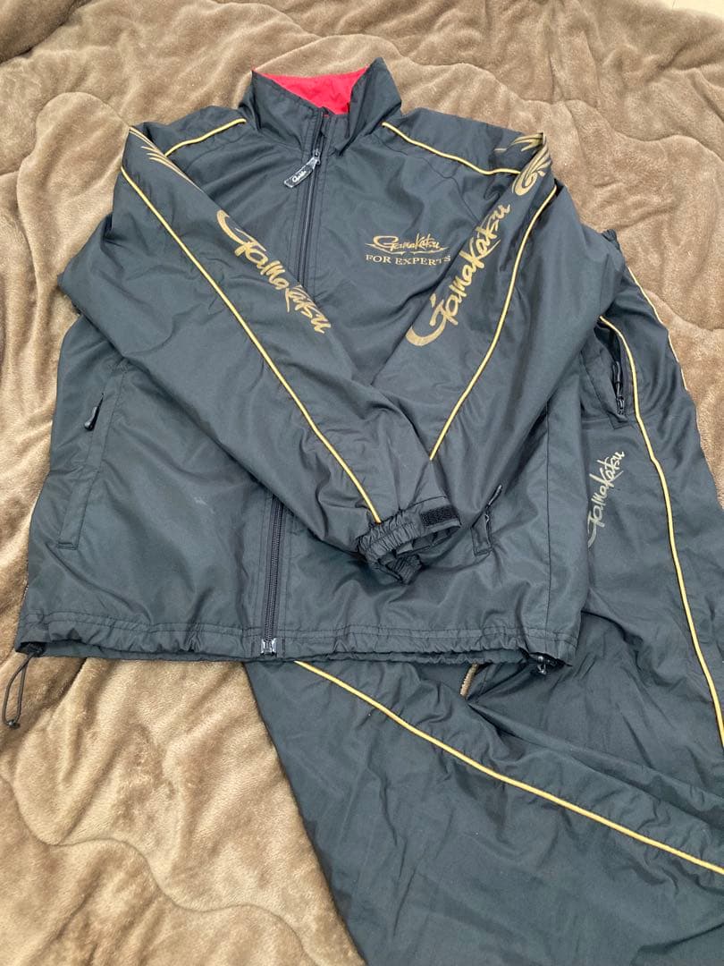 がまかつ ウインドブレーカー　サンライン釣武者磯釣りレインスーツフカセ釣りミドラ