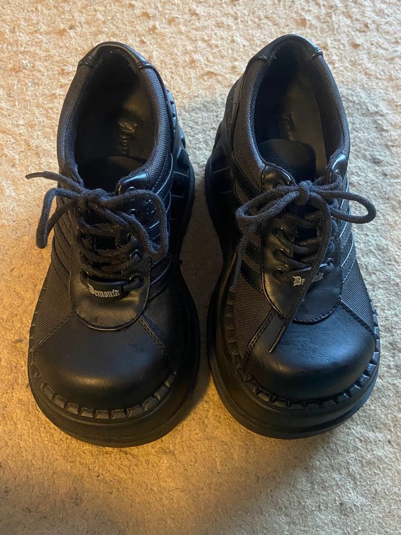 値下げ不可　demonia stomp08 Blk Vegan Leather