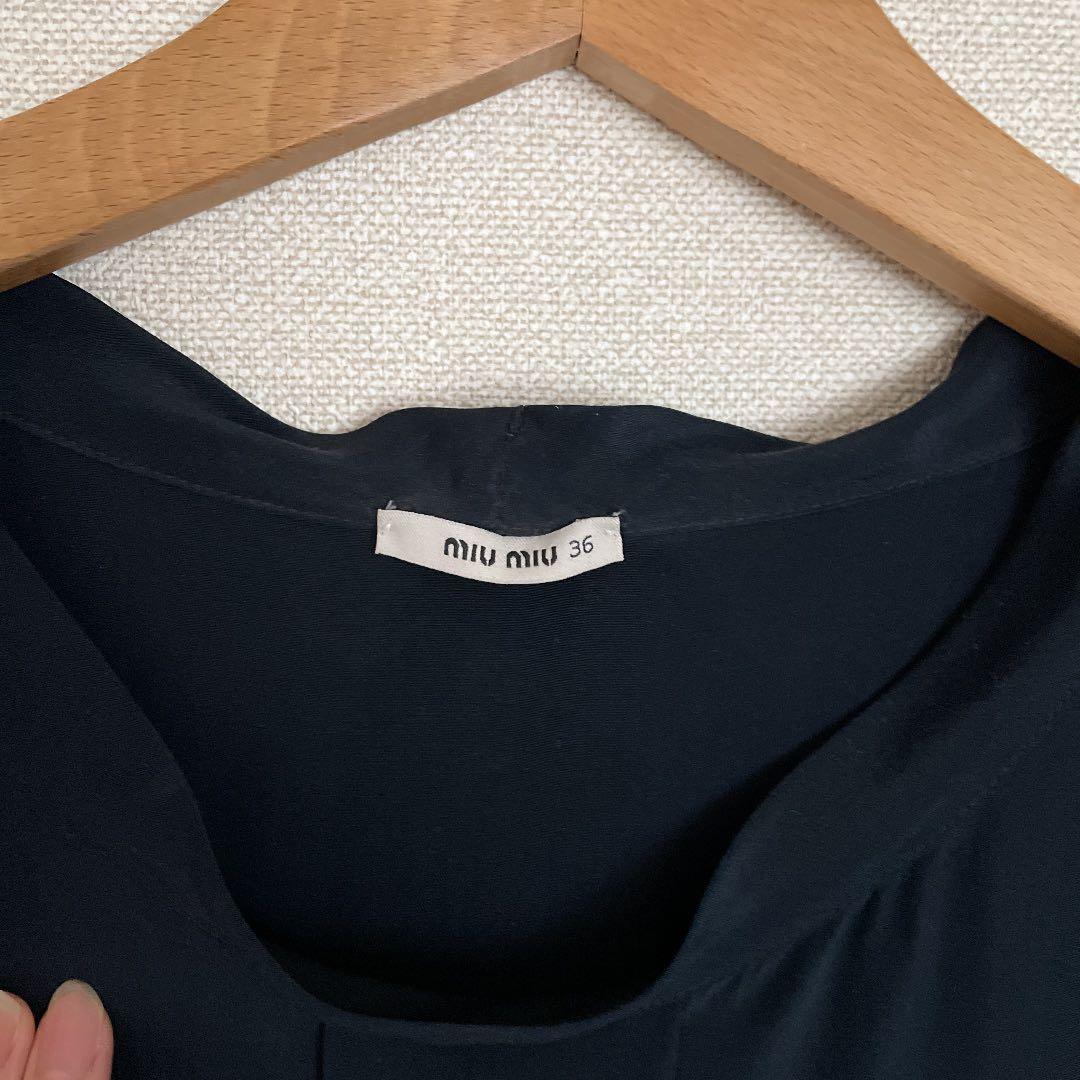 おまとめ①マーガレットハウエル ベルベットワンピース　②miumiu ワンピース