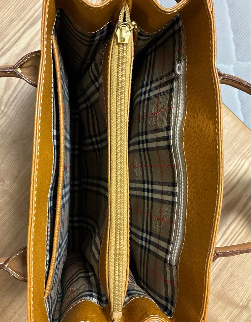 BURBERRY ブラウン トートバッグ