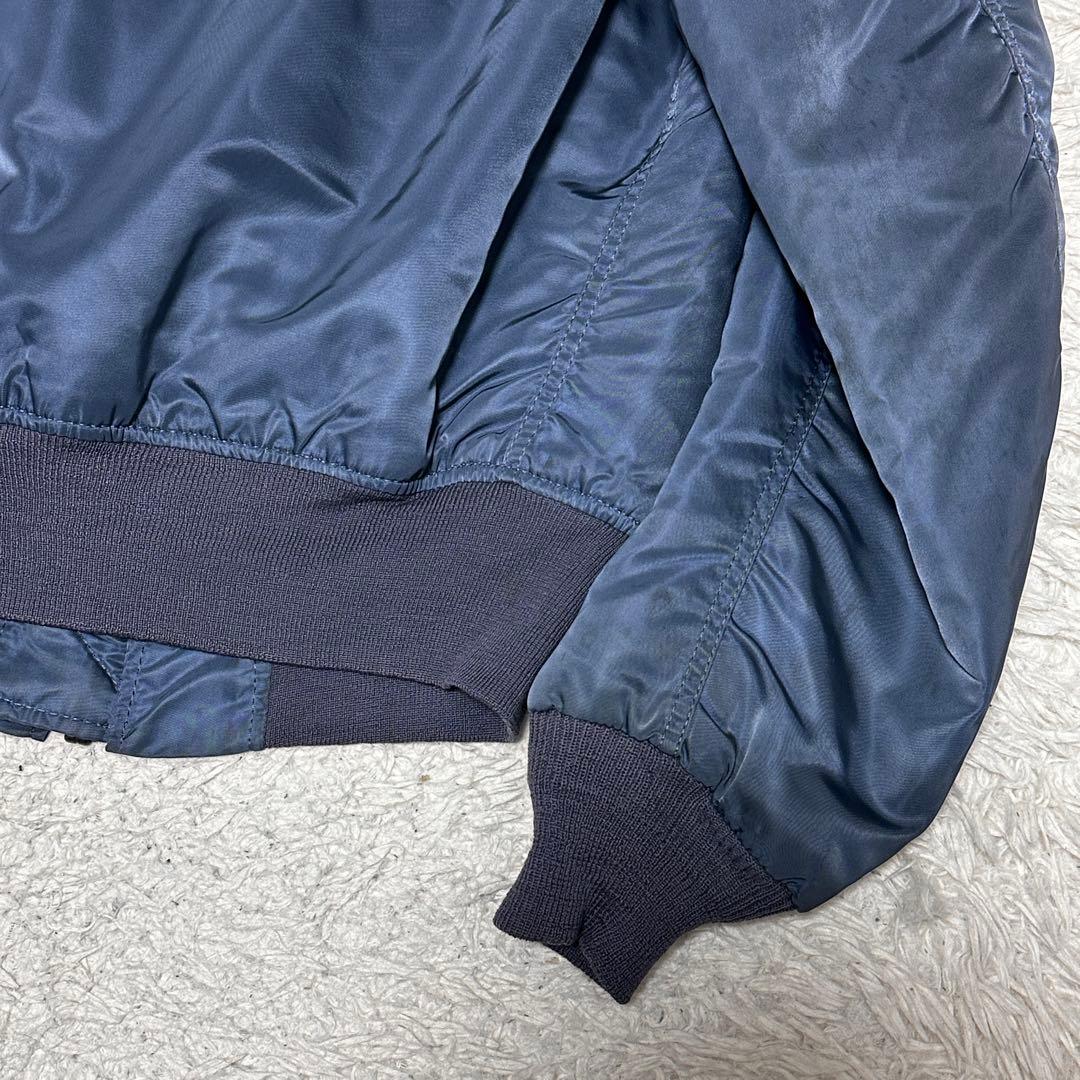 ALPHA 米国製 50s復刻 MA-1 フライトジャケット エアフォースブルー