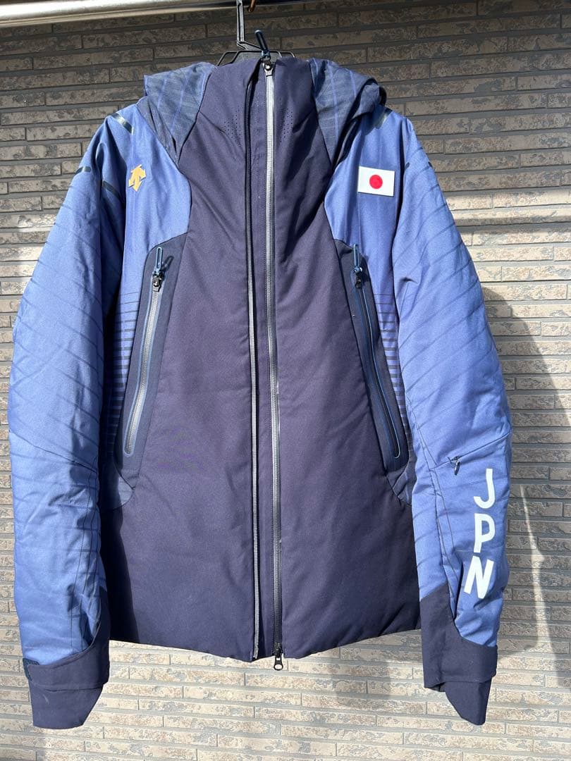 デサント日本国旗付きサイズＯスキーウェア上下