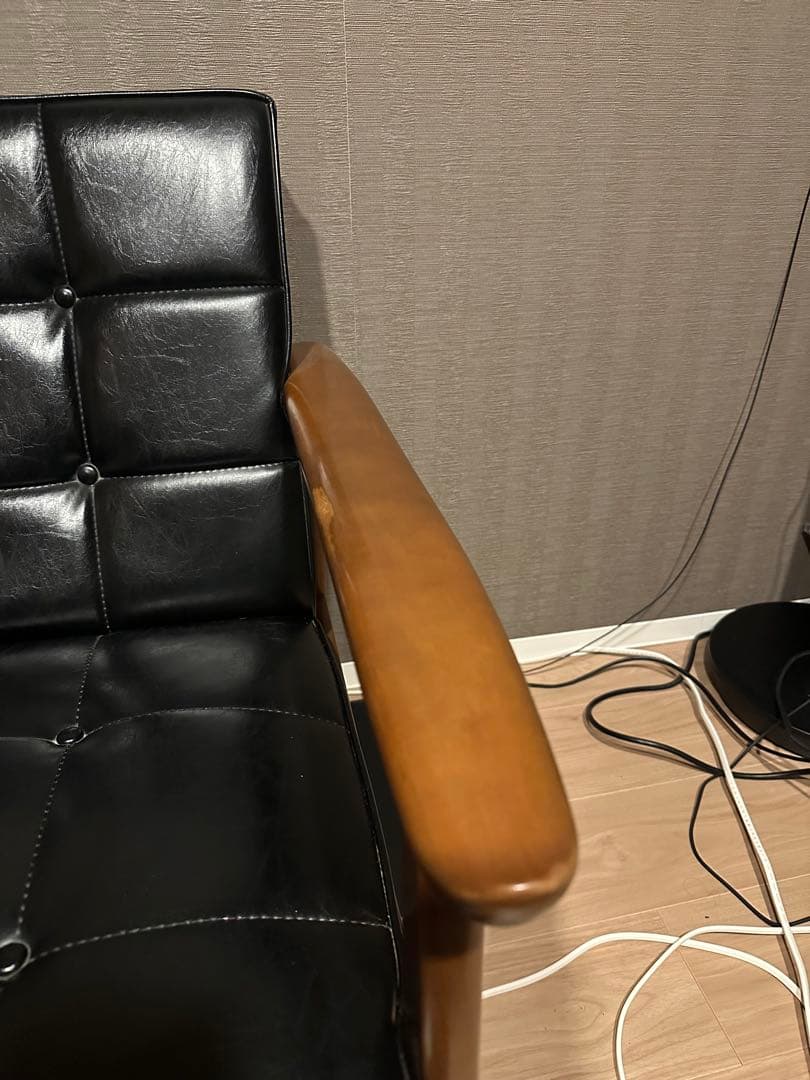 【直接引き取り歓迎】カリモク60 Kチェア 2シーター スタンダードブラック