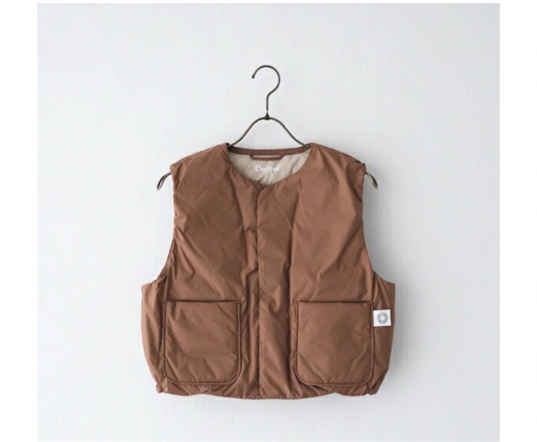yt 　Orcivalライトダウンベスト　size1 キャメル